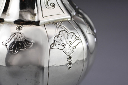Dutch Silver Tea Caddy - Rotterdam Zilver